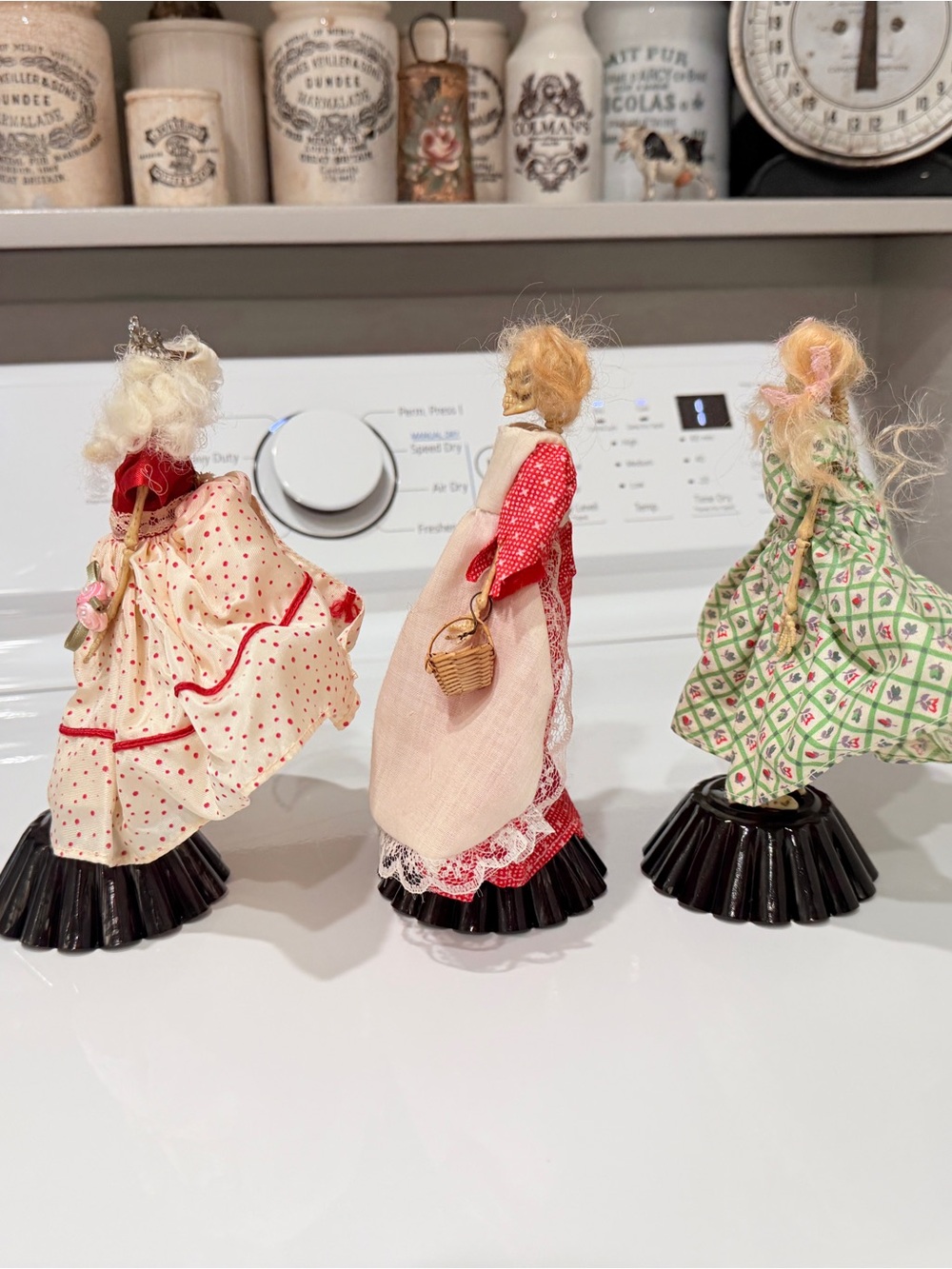 3 OOAK Vintage Dressed Skeletons Made by Me! - Picture 15 of 17